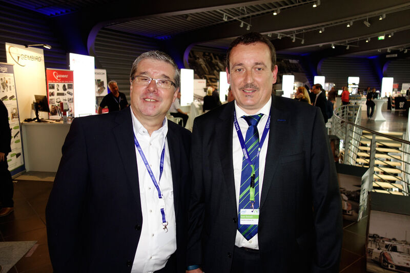 (l.) Torsten Diehr, LEICKE, mit Sven Donath, bluechip (Bild: IT-BUSINESS)