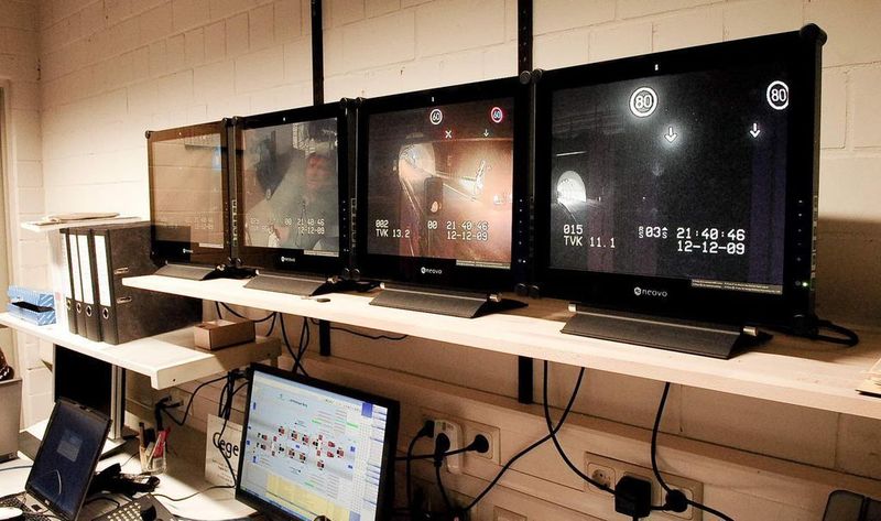 Alles im Blick: Im Leitstand des Tunnels Pellinger Berg in der Überwachungsstelle Rohrbach, von Cegelec mit neuer Leittechnik ausgerüstet, haben die Experten rund um die Uhr alles im Auge und können binnen Sekunden auf einen Notfall reagieren. (Archiv: Vogel Business Media)
