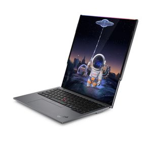 Das Lenovo ThinkPad Rollable XD verfügt über ein 13,3 Zoll großes Display, das sich auf knapp 16 Zoll ausrollen lässt.(Bild:  Lenovo)