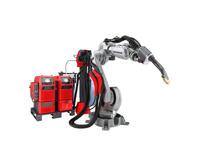 Die TPS/i-TWIN-Serie von Fronius schweißt jetzt noch vielseitiger. Denn nicht nur Stahl und neuerdings Aluminium sondern auch Nickelbasislegierungen und hochfeste Stähle können mit hoher Geschwindigkeit und einer Abschmelzleistung von 25 Kilogramm pro Stunde geschweißt werden.  (Fronius)