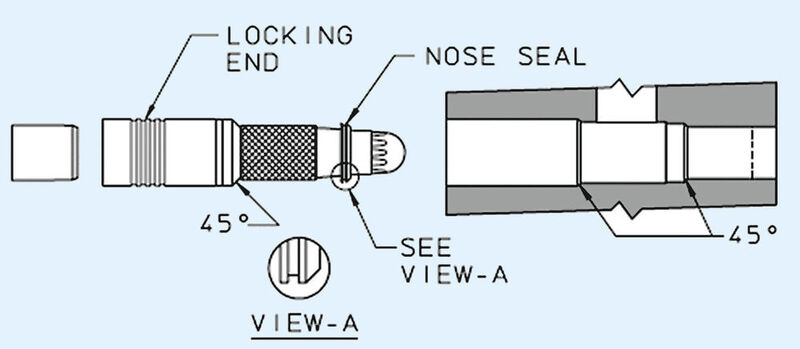 Abb.4: Konstruktionszeichnung eines Lee-Mikroventils (Lee)