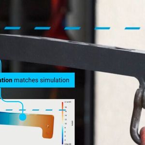 The integration of Novineer uses process-informed GrabCAD data to deliver precise predictions of stiffness, strength, and failure behavior.(Image: Stratasys)