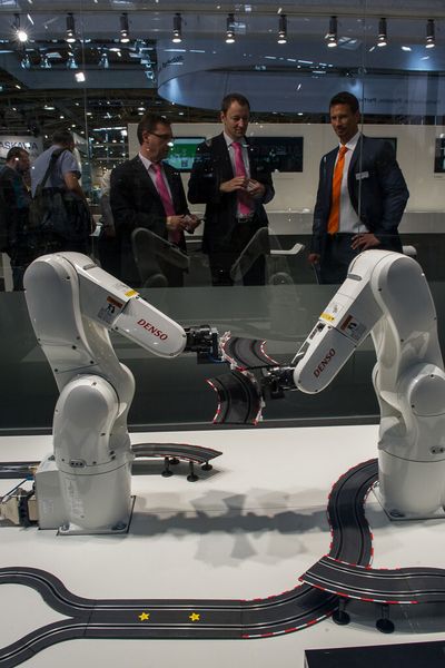 Rückblick: Impressionen von der Automatica 2012. (Bild: Messe München)