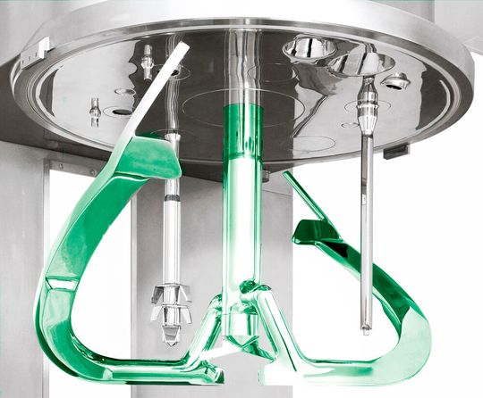 Das Gentlewing Mischwerkzeug wird dem Bedarf nach einer flexiblen Batch-Produktion gerecht und ermöglicht mit seiner einzigartigen Geometrie Befüllungen zwischen 20 und 80 Prozent.(Bild:  Syntegon Technology)