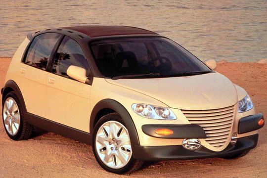 Eigentlich sollte der PT Cruiser als Plymouth auf den Markt kommen. Die Tochtermarke hatte 1997 eine Studie namens Pronto (Foto) gezeigt, die bereits in vielen Punkten den PT Cruiser vorwegnahm. (Archiv: Vogel Business Media)