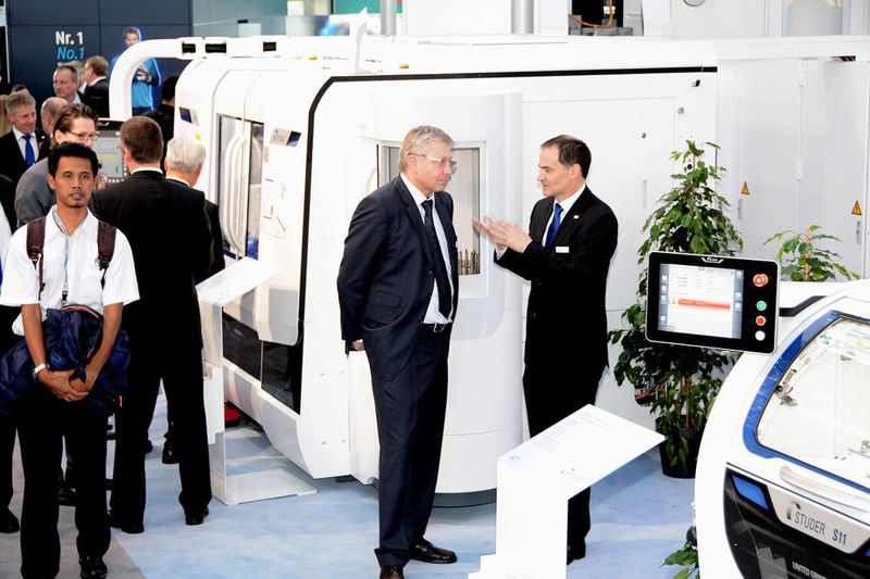 Als Heimat vieler führender Schleiftechnikanbieter ist die Schweiz auf der Grindtec die Nummer 1 aller internationaler Beteiligungen. (Afag)