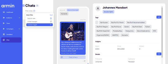 DSGVO-konformes WhatsApp CRM mit Mobile Responsiveness.(Chatarmin)
