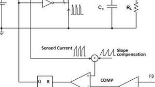 Bild 1: Blockschaltbild eines Abwärtswandlers mit Spitzenwert-Stromregelung. (Bild: Intersil)