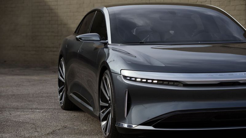 Damit ist der Air ein spektakuläres Beispiel für die neuen elektrischen Performance-Fahrzeuge mit Hochvolttechnik. (Bild: Lucid Motors)