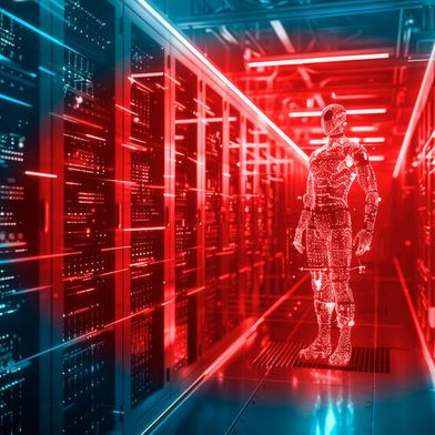 Die Geschwindigkeit der KI-Einführung steigert die Produktivität und vergrößert zugleich die Angriffsfläche, sobald Sicherheit erst nachgelagert mitgedacht wird. (Bild: © UMAR SALAM - stock.adobe.com)