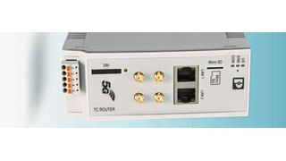 5G-Router: Mit Hilfe des von Phoenix Contact, Quectel und Ericsson entwickelten 5G-Routers können industrielle Anwendungen wie Maschinen, Steuerungen und andere Geräte mit einem privaten 5G-Netzwerk verbunden werden. (Bild: Phoenix Contact)