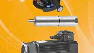 Bild 1: Der Baugrößenvergleich von Elektromotor, Lamellenmotor und Turbinenschleifer (von unten nach oben) zeigt, dass Druckluftmototen bei gleicher Antriebsleistung viel platzsparender bauen. (Bild: Deprag Schulz)