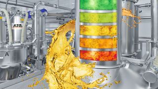 Die aktuelle Erweiterung beinhaltet vier neue Entleerstationen, eine Saugförderwaage (siehe Bild) sowie eine weitere Flüssiglinie. (Bild: Azo/Fotoatelier Bernhard;© Irochka, ©Foto-Ruhrgebiet - stock.adobe.com; [M]GötzelHorn)