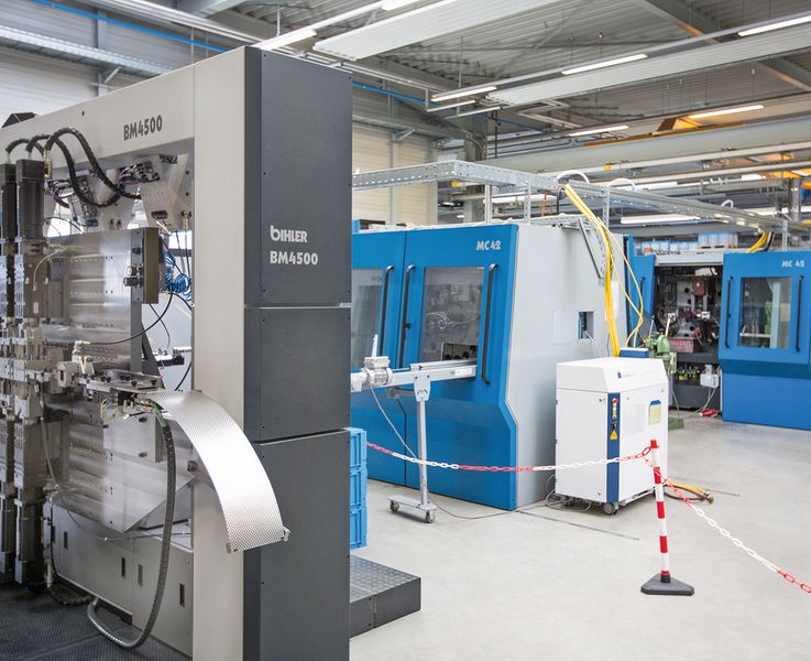 Sowohl mechanische als auch servogesteuerte Bihler-Maschinen produzieren im Maschinenpark bei Scheuermann + Heilig. (Bild: Bihler)
