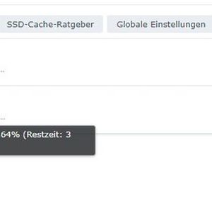 DSM überprüft einen Speicherpool auf Probleme. Der Vorgang sollte nicht abgebrochen werden.(Bild:  Joos - Synology)