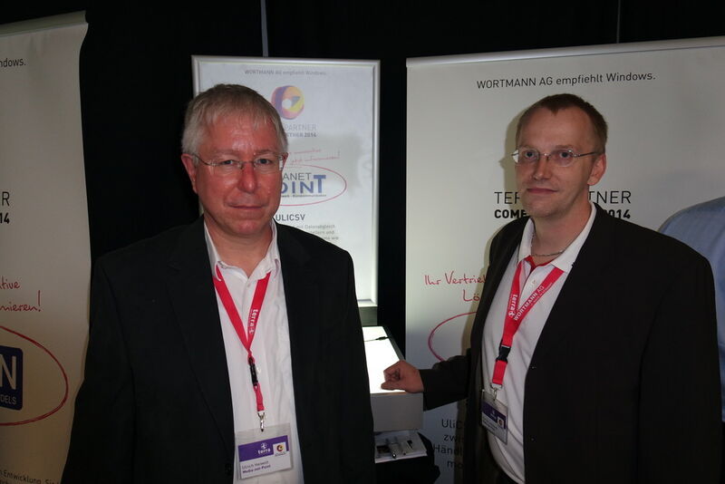 (l.) Ulrich Heiwolt und Patrick Launhardt (Media-net-Point) (IT BUSINESS)