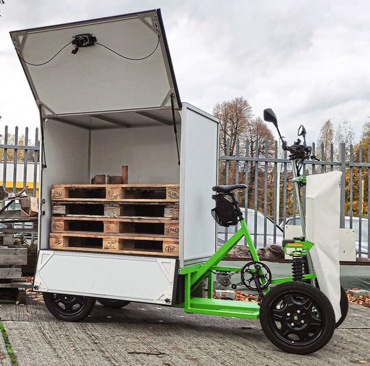 Spezialisierte E-Pedelecs wie das „CARGO M“ liegen beim Unterhalt und in der Energie/Kraftstoff-Bilanz weit vorne.(Bild:  Vowag)