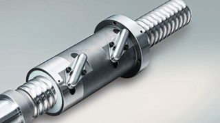 Die Schwerlast-Kugelgewindetriebe der Serie HTF-SRC erreichen eine hohe dynamische Traglast und eine verlängerte Lebensdauer.  (NSK)