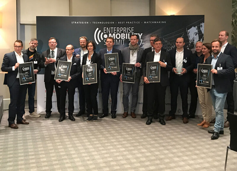Und last but not least: die Gewinner der Enterprise Mobility Awards im Jahr 2017. (Donner / VIT)