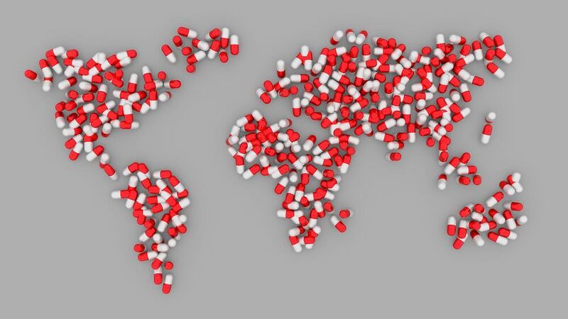 Im Jahr 2018 berichteten 16 der 20 größten börsennotierten Pharmaunternehmen weltweit über ein Umsatzwachstum gegenüber dem Vorjahr.  (gemeinfrei)