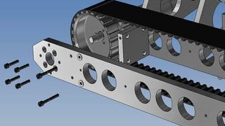 Wenn ein Normteil seine Schrauben schon mitbringt und die Schrauben ihre Bohrungen digital selber bohren, sinkt der Aufwand für den Konstrukteur.  (West GmbH)