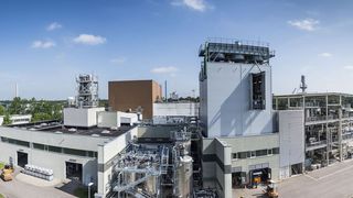 Das Carbon Cycle Lab umfasst auch Technologien der früheren Bioliq-Anlage zur
Verarbeitung biogener Reststoffe und nachwachsender Rohstoffe.  (Bild: Markus Breig, KIT)