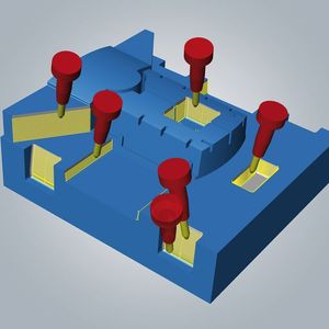 Mit der innovativen Strategie 5-Achs-tangentiales Ebenenschlichten lassen sich enorme Zeiteinsparungen von bis zu 90 % erzielen, unter anderem im Formenbau und in der Aerospace-Industrie.