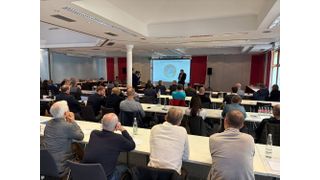 Landesinnungsmeister Thomas Schneider und Geschäftsführer Robert Paintinger begrüßten schon am Freitag etwa 50 Mitgliedsbetriebe zur diesjährigen Mitgliederversammlung.  (Bild: Otto - VCG)