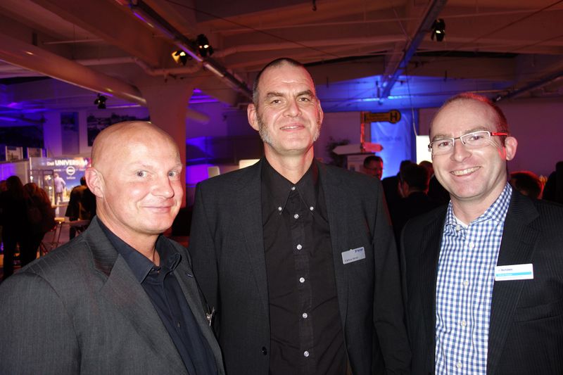 (l.) Hubert Hoerl, Markus Senst und Oliver Kaiser, Tech Data (Bild: IT-BUSINESS)