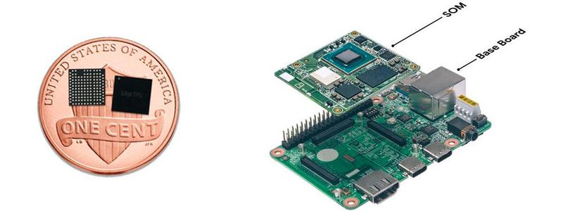 Die neue Google Edge TPU soll hohe Leistung mit geringem Formfaktor kombinieren. (Bild:  Google)