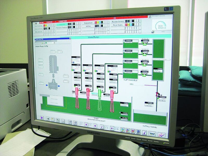 Über das SCADA-System wird der Großteil der Pumpen überwacht.  (Bild: Wago)