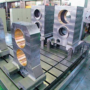 Die Heinrich Georg Maschinenfabrik setzt bei ihrer Fertigung von Bandanlagen und Sonderwerkzeugmaschinen auf die marktsynchrone Produktion.(Bild:  Heinrich Georg Maschinenfabrik)