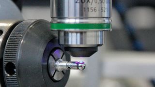 Messsystem mit einer speziellen Aktorik: Je nach Einsatz der Messtaster kann entweder ein Kugelschnitt oder auch nahezu die gesamte Kugel erfasst werden. (Bild: Twip)