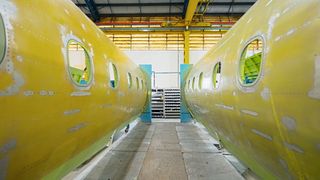 Bei Sonaca Brazil entstehen auch großformatige Aluminiumkomponenten für die Luftfahrt. (Bild: Grob-Werke)