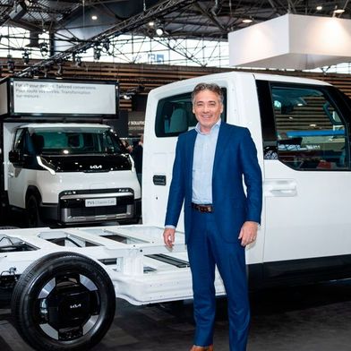 Sjoerd Knipping, COO von Kia Europe: „In Deutschland werden wir bis Jahresende etwa 100 PBV-Partner haben.“ (Bild: Kia)