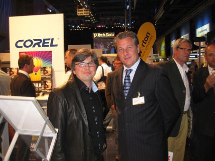 Martin Zmatlik (li.) von Software Trading und Niclas Hartz von Nuance (Archiv: Vogel Business Media)