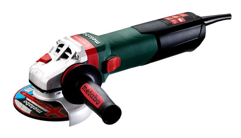 Der Metabo Autobalancer sitzt auf der Spindel mit Standard M 14 Gewinde des Winkelschleifers und ersetzt dort den Stützflansch. Vibrationen werden also dort ausgeglichen, wo sie entstehen. Auch die Verwendung von allen gängigen Zu-behören ist möglich. (Metabo)