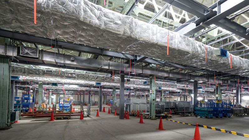 Bau einer Pilotanlage für Feststoffbatterien im Werk Yokohama.(Bild:  Nissan)