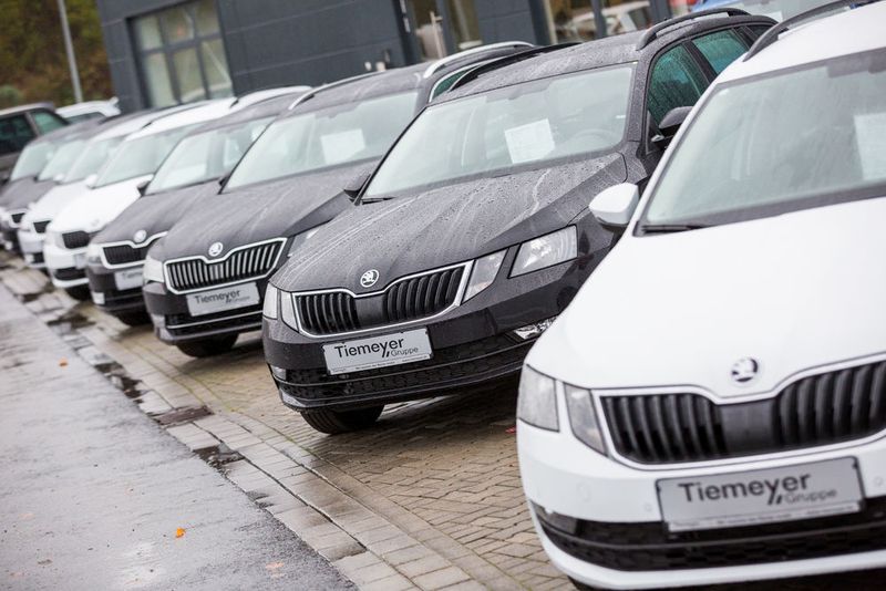Gleich vom Start weg hatte sich Tiemeyer auch mit Gebrauchtwagen gerüstet. (Tiemeyer)