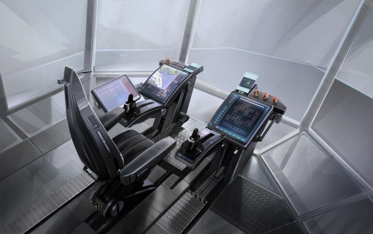 Die Brücke der Zukunft: Augmented Bridge Workstation (VTT/Rolls Royce Marine)