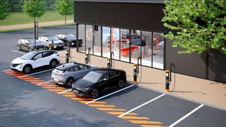 Mobilize baut ein europaweites Schnellladenetz auf. (Bild: Renault)