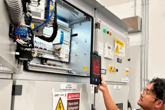 Prädiktive Wartung auf Basis manueller Inspektionen: Pilotprojekt in einem Rechenzentrum von Digital Edge in Indonesien.(Bild:  PT. Ekagrata Data Gemilang)