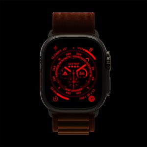 Die Apple Ultra verfügt auch über einen Nacht-Modus.(Bild:  Apple)