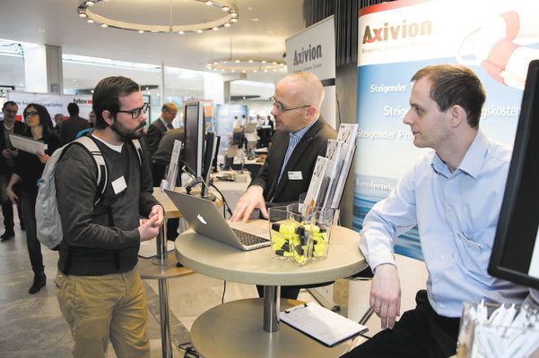 Am Stand von Axivion: Die Eindämmung der Software-Erosion steht hier im Fokus. (Elisabeth Wiesner)