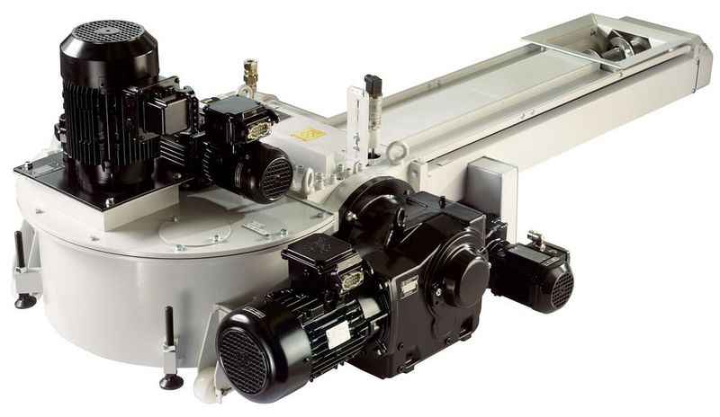 Bild 5: Die Rückpumpstation RIK ist eine kompakte Späneförderstation zur Integration in ein Maschinenbett; sie dient zum mannlosen Transport von mittleren Span- und Kühlschmierstoffmengen aus der Bearbeitungsmaschine zu einem Filter. (Archiv: Vogel Business Media)