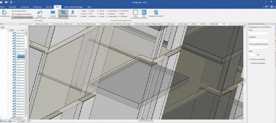 (BIM: IFC-Datei in RxHighlight. Bild: Grafex)