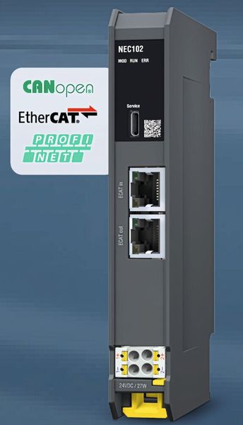 Die Buskoppler-Module ermöglichen die Ankopplung des M100-I/O-Systems an die häufigsten Feldbustypen der industriellen Automatisierung. (Bild: Bachmann electronic)