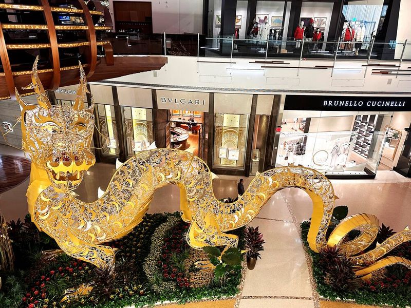 Wer in Las Vegas ist, weiß immer, welches chinesische Jahr grad dran ist. 2024 ist das Jahr des Drachens. (Bild: Vogel IT-Medien )