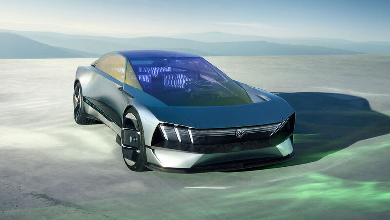 Mit dem „Inception Concept“ deutet Peugeot an, wie die Elektrozukunft der Marke aussehen kann.