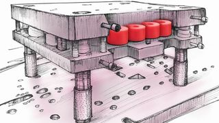 Mit den aus dem robusten, äußerst belastbaren Urelast gefertigten Federn und Dämpfern von Effbe öffnen sich nicht nur dem Werkzeugbau durch reduziertes Gewicht und gewonnenem Bauraum neue Aspekte. (Effbe)